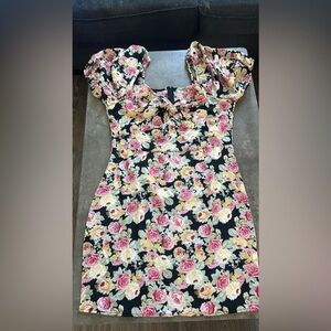 SHEIN size LG Floral Mini Dress